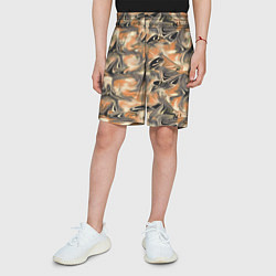 Шорты детские Абстракция - закрученный узор, цвет: 3D-принт — фото 2