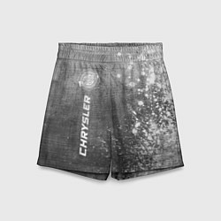 Шорты детские Chrysler - grey gradient по-вертикали, цвет: 3D-принт