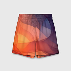 Шорты детские Летящая вуаль, цвет: 3D-принт