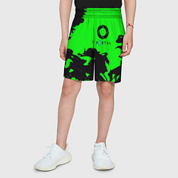 Шорты детские Portal черный дым, цвет: 3D-принт — фото 2