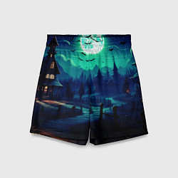 Шорты детские Day of the Dead - Хэллоуин, цвет: 3D-принт
