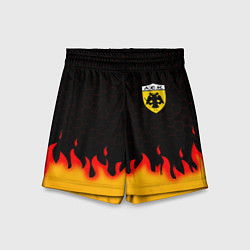 Детские шорты AEK fire hexagon