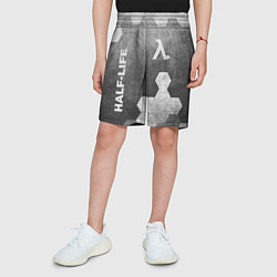 Шорты детские Half-Life - grey gradient вертикально, цвет: 3D-принт — фото 2