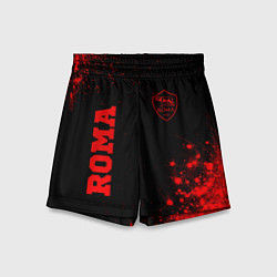 Шорты детские Roma - red gradient вертикально, цвет: 3D-принт