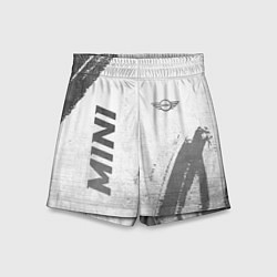 Шорты детские Mini - white gradient вертикально, цвет: 3D-принт