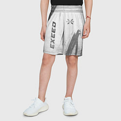Шорты детские Exeed - white gradient вертикально, цвет: 3D-принт — фото 2