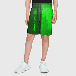 Шорты детские Chrysler - green gradient по-вертикали, цвет: 3D-принт — фото 2