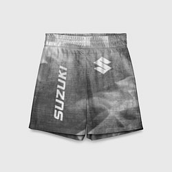Шорты детские Suzuki - grey gradient вертикально, цвет: 3D-принт