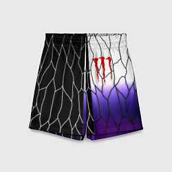 Шорты детские Monster energy steel, цвет: 3D-принт