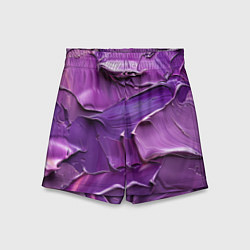 Шорты детские Краска импасто, цвет: 3D-принт