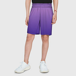 Шорты детские The color is purple, цвет: 3D-принт — фото 2