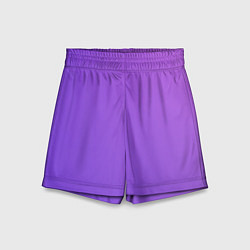 Шорты детские The color is purple, цвет: 3D-принт