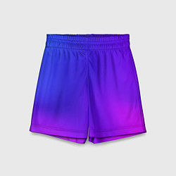 Шорты детские Color multicolored gradient, цвет: 3D-принт