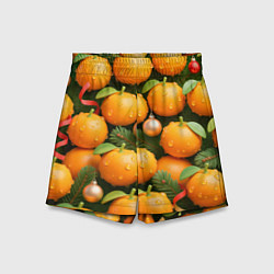 Детские шорты Мандариновое настроение