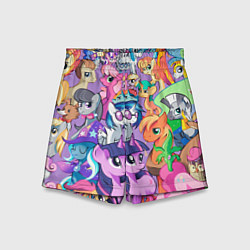 Шорты детские My Little Pony, цвет: 3D-принт