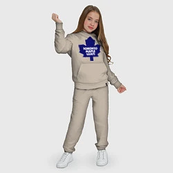 Костюм хлопковый детский Toronto Maple Leafs, цвет: миндальный — фото 2