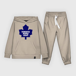 Костюм хлопковый детский Toronto Maple Leafs, цвет: миндальный