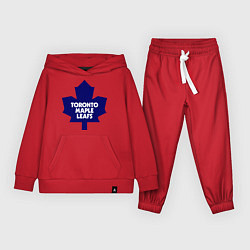 Костюм хлопковый детский Toronto Maple Leafs, цвет: красный