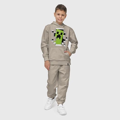 Детский костюм Crash Minecraft / Миндальный – фото 4