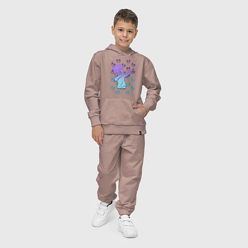 Детский костюм Fortnite,Marshmello / Пыльно-розовый – фото 4