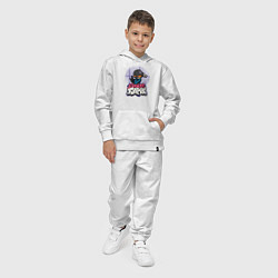 Костюм хлопковый детский Friday Night Funkin BombKid, цвет: белый — фото 2