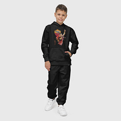 Костюм хлопковый детский Francesco Totti - Roma - Italy, цвет: черный — фото 2
