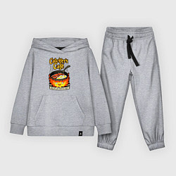 Костюм хлопковый детский Calcifer cook, цвет: меланж
