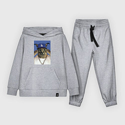 Костюм хлопковый детский Большой шлёпа да бэйби, цвет: меланж