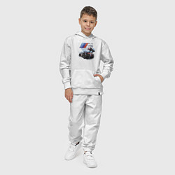 Костюм хлопковый детский BMW M POWER Motorsport Racing Team, цвет: белый — фото 2