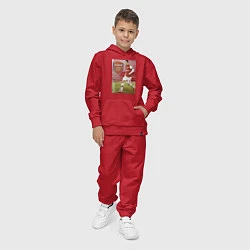 Костюм хлопковый детский Arsenal, Mesut Ozil, цвет: красный — фото 2