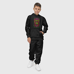 Костюм хлопковый детский Мумия в бинтах, цвет: черный — фото 2