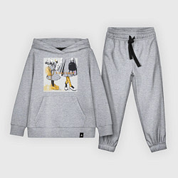 Детский костюм Мама и дочка с мороженым держатся за руки надпись