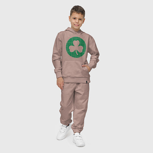 Детский костюм Green Celtics / Пыльно-розовый – фото 4