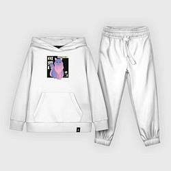 Детский костюм Кот Градиент Иероглифы