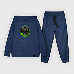 Костюм хлопковый детский SKULL TOXIC, цвет: тёмно-синий