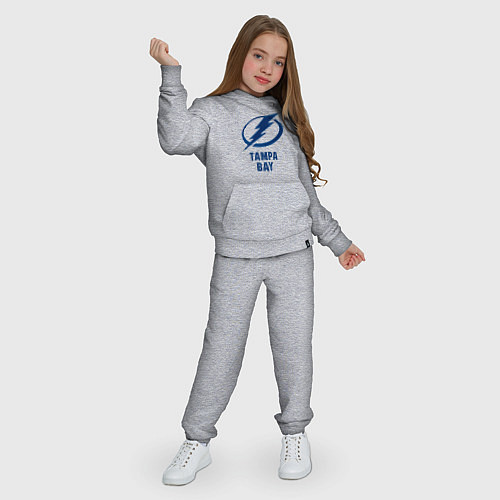Детский костюм Тампа-Бэй 3D Logo / Меланж – фото 3