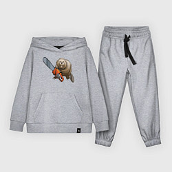 Детский костюм Бобер с бензопилой