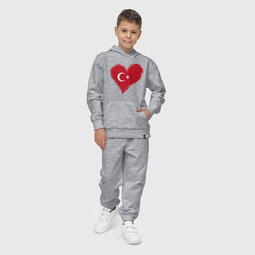 Детский костюм Сердце - Турция / Меланж – фото 4