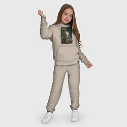 Костюм хлопковый детский Девушка в механистическом костюме, цвет: миндальный — фото 2