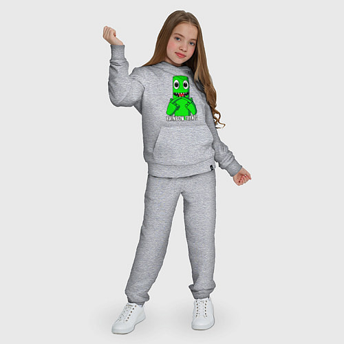 Детский костюм Радужные друзья - Зеленый / Меланж – фото 3