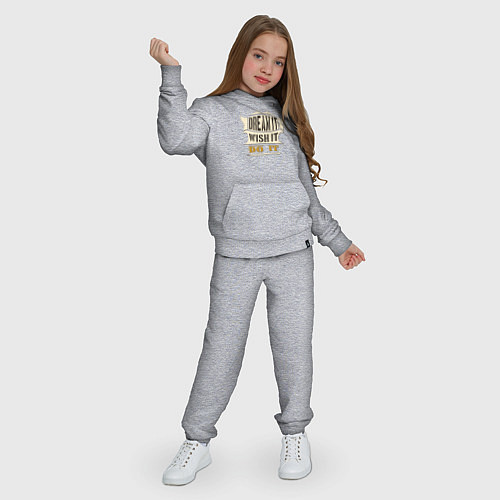 Детский костюм Dream it, Wish it, Do it / Меланж – фото 3