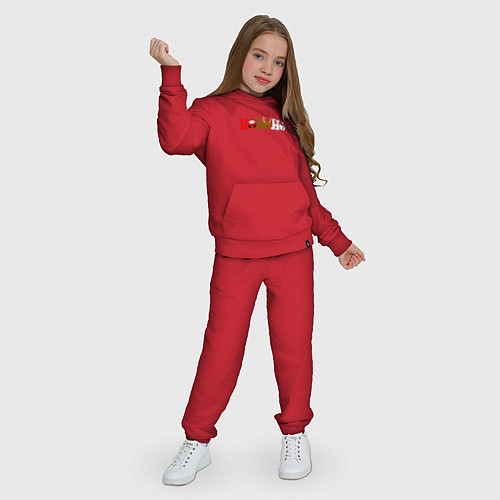 Детский костюм Ho ho ho / Красный – фото 3