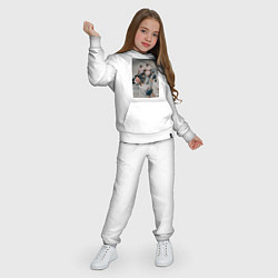 Костюм хлопковый детский Stray Kids Maxident, цвет: белый — фото 2