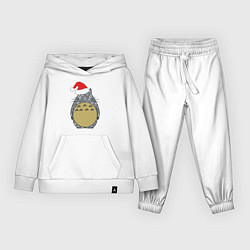 Костюм хлопковый детский Totoro Santa, цвет: белый