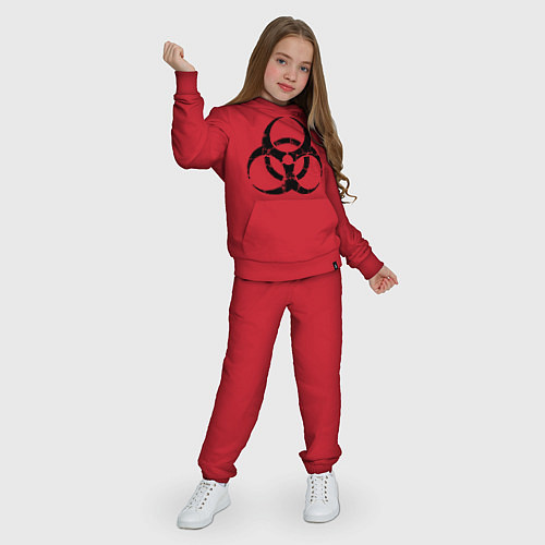 Детский костюм Биологическое заражение / Красный – фото 3