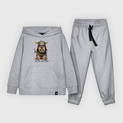 Костюм хлопковый детский Собака Ver thik, her ek kom, цвет: меланж