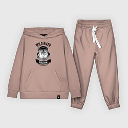 Детский костюм Дикий байкер манул