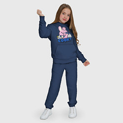 Костюм хлопковый детский Cooky BT21 Jungkook, цвет: тёмно-синий — фото 2