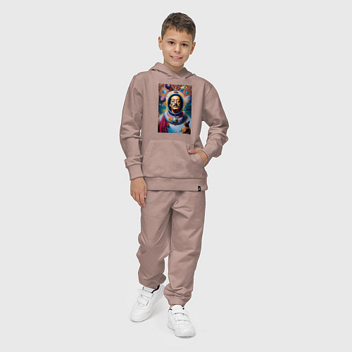 Детский костюм Космонавт Сальвадор Дали / Пыльно-розовый – фото 4