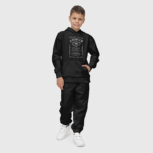 Детский костюм Алексей в стиле Jack Daniels / Черный – фото 4